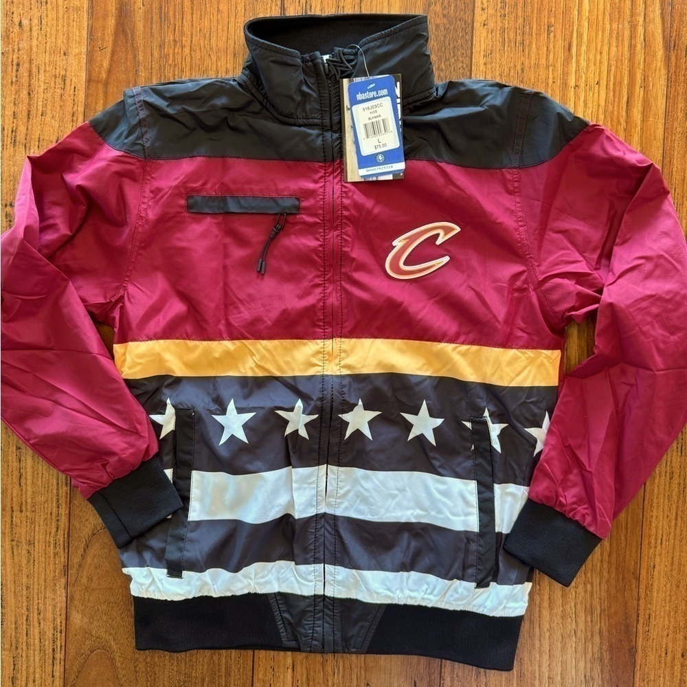 NWT Zipway Tear-Away NBA Cleveland Cavaliers Youth Jacket / L 14-16
